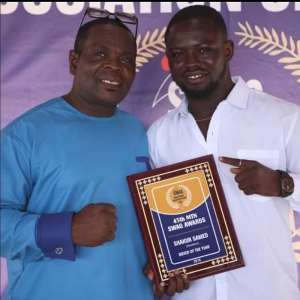 Black Bomber Coach Asare Congratulates Amateur Boxer Of The Year Shakur Samed