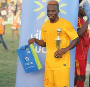 Al Merreikh star Augustine Okrah wins fourth official man of the match award of the season
