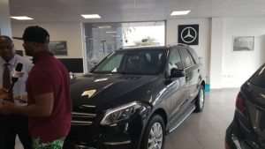 Silver Star Auto Presents Brand New Mercedes Benz To Boxer Isaac Dogboe