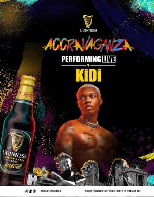 KiDi , Camidoh and other music stars to perform at Guinness ACCRAVAGANZA