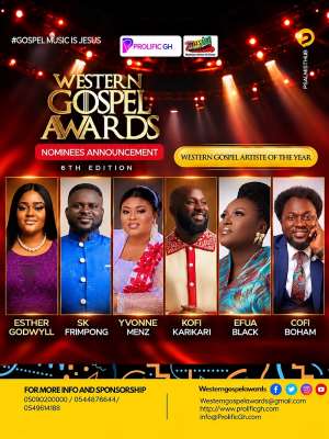 6th Western Gospel Awards: 2026 nominees announced; main event set for November
