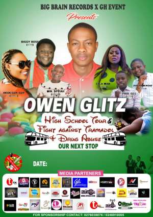 Drug abuse: Owen Glitz to Embark on Fight Against Tramadol Abuse in High Schools