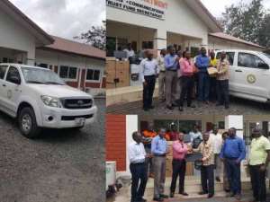 Tarkwa: Two Institutions Donate To Ghana Health Service