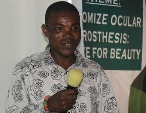 Justice Adzakuma giving his testimony