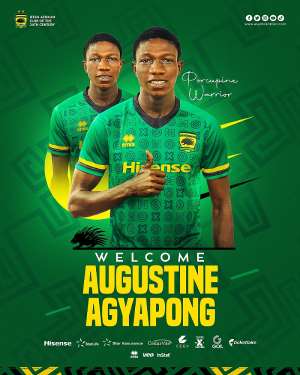 Asante Kotoko seal signing of Augustine Agyapong on a 4-year deal