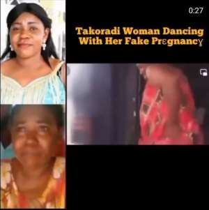 Fake Takoradi pregnant woman twerks in recent video