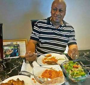 President Mahama Chases ‘Ghana-Jollof’