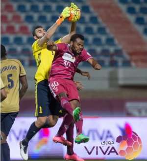 Ghanaian defender Emmanuel Ofori scores in Al Nasar 2-0 win over Burgan in Kuwait Viva League