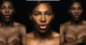 Serena Williams Goes Topless In New Breast Cancer Video
