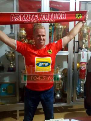 CAF CL: Dr. Amo Sarpong Disappointed With Kjetil Zachariassen's Performance With Kotoko