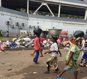 Garbage swallows Kumasi Central Business District with disgusting stench
