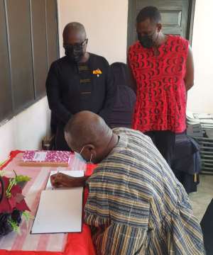 Tourism Minister visits family of late Nana Kwame Ampadu
