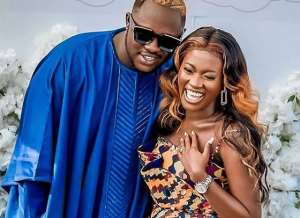 Rapper Medikal reveals where he met his wife Fela Makafui