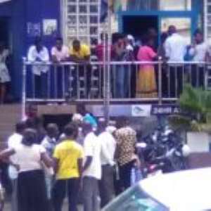 Customers Besiege First Allied Savings And Loans