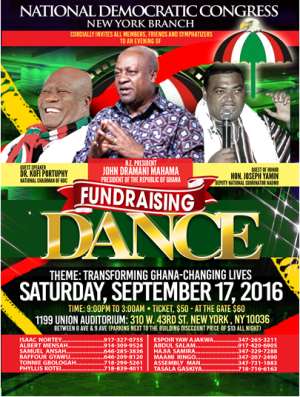 NDC New YorkUSA Members Hold Fundraising Dance Event