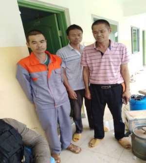 3 Chinese, 1 Ghanaian Illegal Miner Arrested