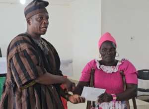 Tempane Assembly presents livelihood support to 71 Persons With Disabilities