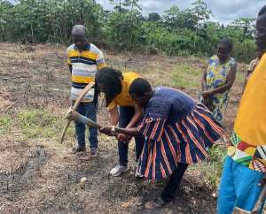 Federated Commodities PLC cuts sod for new JHS blocks at Kojo Bortey and Appiahkrom in Amenfi West