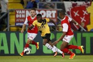Ghanaian striker Thomas Agyepong suffers slight injury at Dutch side NAC Breda