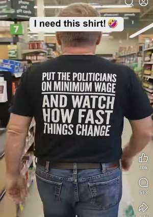 Put the Politicians on Minimum Wage and Watch How Fast Things Change
