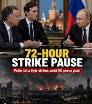 Putin Orders 72-Hour Pause On Kyiv Strikes As Witkoff, Kushner Revive Stalled Peace Push