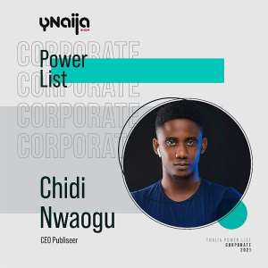 Chidi Nwaogu listed by YNaija among Most Powerful Young Nigerians