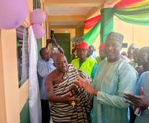 Muntaka pledges more development as Asokore Mampong commissions new classroom blocks