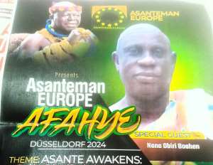 Asanteman Europe invites NPPs Obiri Boahen to speak on culture and heritage