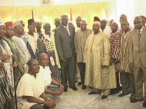 President Kufuor Meets Bawku Na-Ba, Others Over Ethnic Clashes