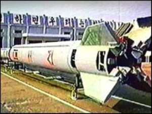 The Taepodong-2 test-firing failed shortly after take-off
