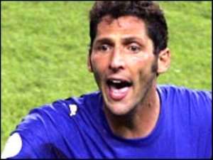 Materazzi scored Italy's first-half equaliser in the final