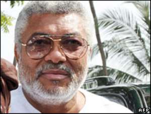 Former President Jerry John Rawlings