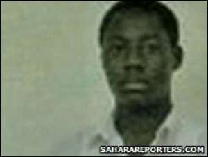 The saharareporters.com website published a photo of the detainee