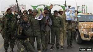 Pro-Gaddafi forces have been gaining ground eastwards along the coast