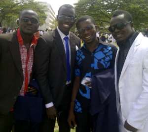 EDDIE NARTEY AND NAA ASHORKOR NOW GRADUATES.