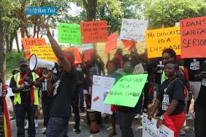 Ghanaians Hold Occupy Ghana Embassy Demonstration In DC