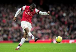 Early hopes: Abou Diaby confident of enjoying injury-free campaign at Arsenal