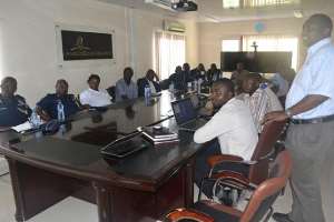 Western Regional Police Commander Visits AngloGold Ashanti, Iduapriem Mine