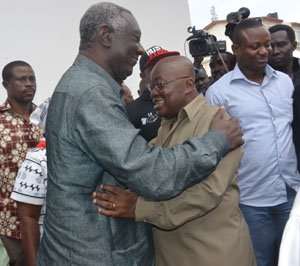 Former Prez. Kufuor, embraze Nana Akufo Addo