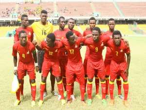 Ghana U20 team during the qualifiers.