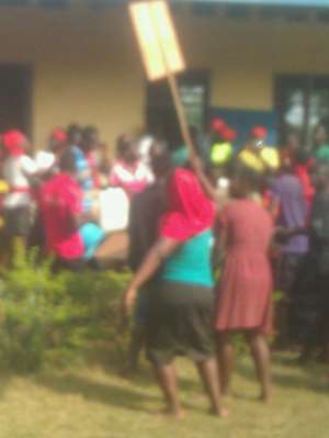 Chiefs Demonstrate Against Headmaster