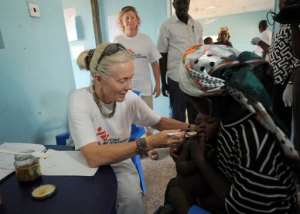 A child is treated for lead poisoning in 2010.  By Pius Utomi Ekpei (AFP/File)
