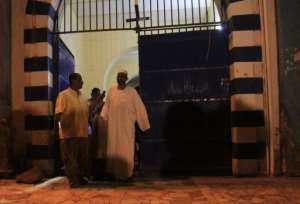 A political prisoner leaves Kober prison in Khartoum following his release in the early hours of April 2, 2013.  By Ashraf Shazly (AFP/File)