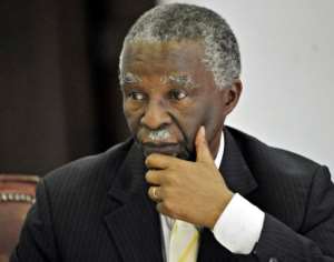 African Union mediator Thabo Mbeki, pictured in 2010, is expected in Khartoum this week.  By Kambou Sia (AFP/File)