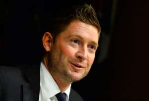 Australia's cricket captain Michael Clarke, pictured during a press conference in Sydney, on March 7, 2014.  By William West AFPFile