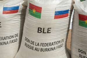 Burkina: authorities receive wheat from Russia
