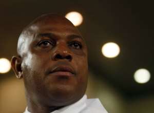 Stephen Keshi, pictured in 2009,.  By Karim Jaafar (AFP/File)