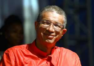 Benin premier Lionel Zinsou is the presidential candidate for the Cowry Forces for an Emerging Benin FCBE.  By Pius Utomi Ekpei AFP