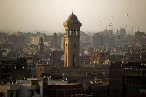 A general view of Cairo's skyline is seen at sunset on July 13, 2013.  By Gianluigi Guercia AFPFile