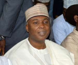 Bukola Saraki, the leader of Nigeria's Senate, has been cleared of corruption charges.  By - AFPFile
